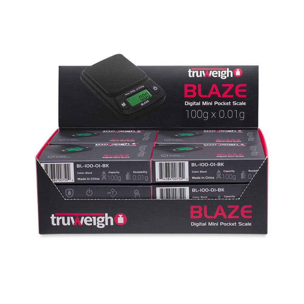 Cannatron - Wholesale Kitchen Tool/Gadget - Truweigh Blaze Digital Scale - 100g x 0.01g - Black - 12ct0