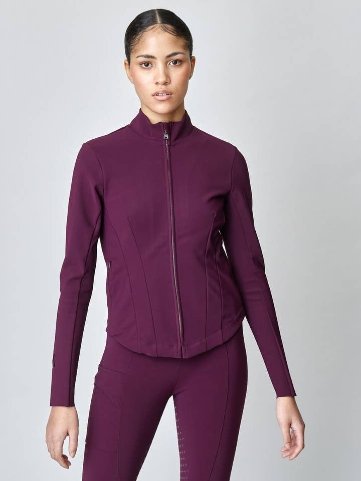 Chaqueta de equitación Signature Burgundy para venta al por mayor de Yagya