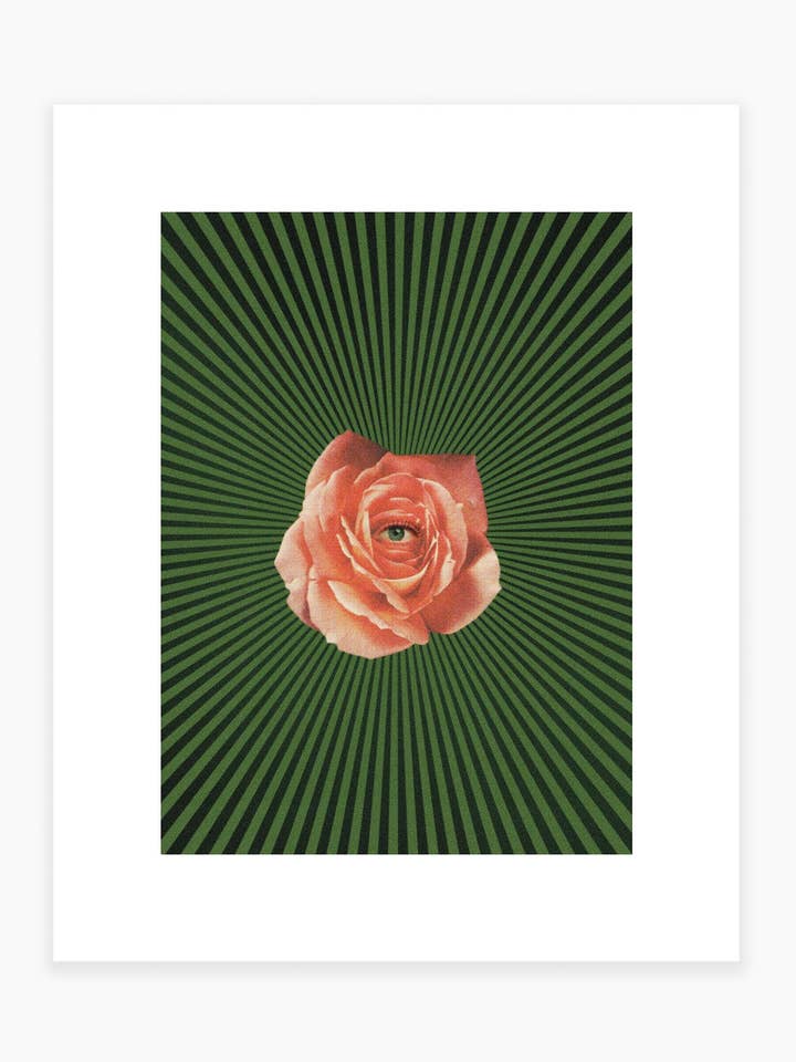 Rose Eye Art Print for wholesale by Julia Walck