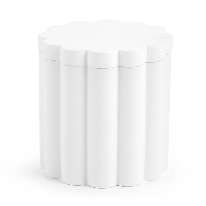 White Resin Flower Holder for wholesale by H&H