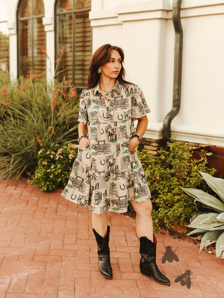 2 Fly Co - Wholesale Dress - Women's - HITCHIN' POST DRESS4