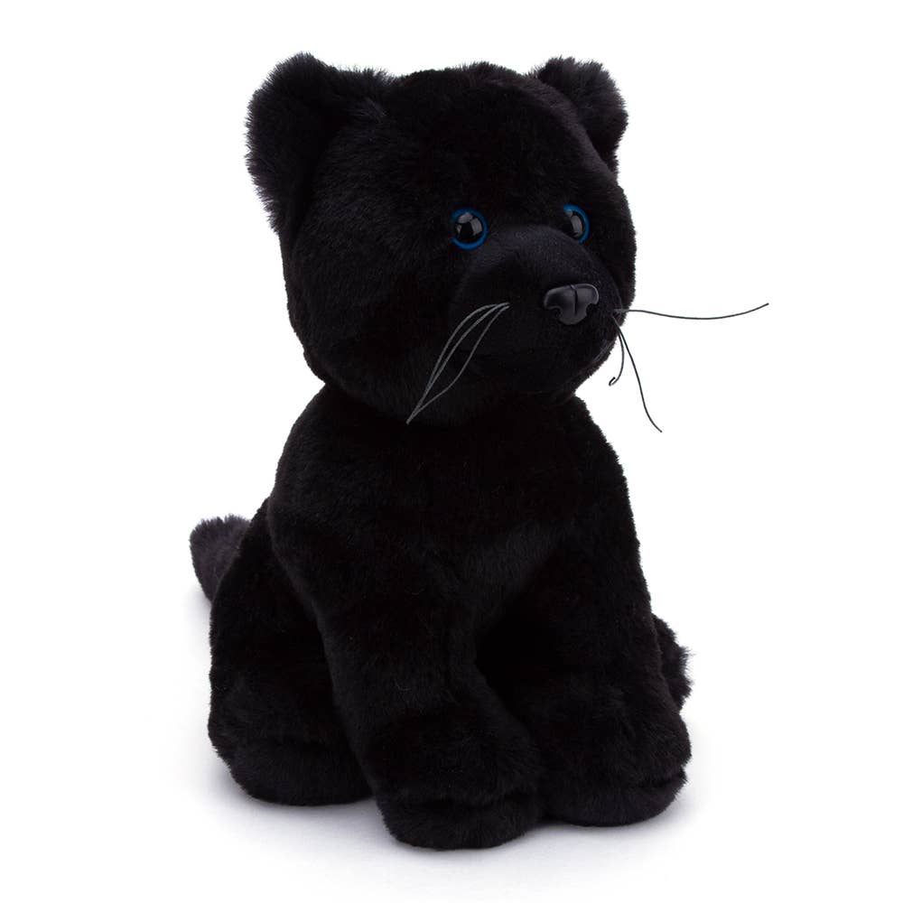 Plushland - Wholesale Stuffed/Plush Toy - Kids & Baby - 10" Black Panther Stuffed Animal- Jungle Stuffed Animal2