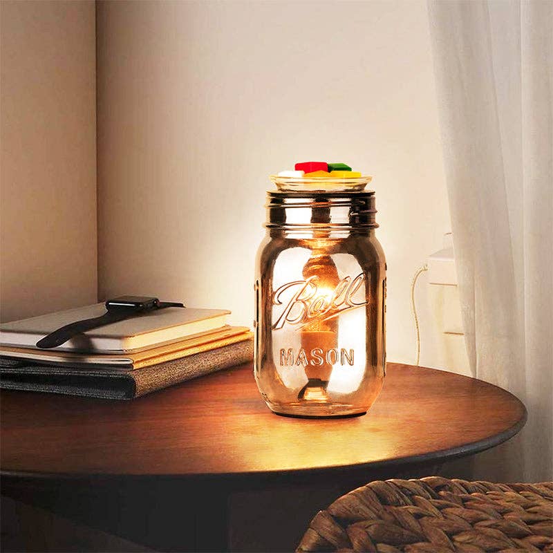 AVAGANTE Design – Engroshandel Vokssmelter – Elektrisk vokssmelter – Ball Mason Jar med lys – EU-stik2