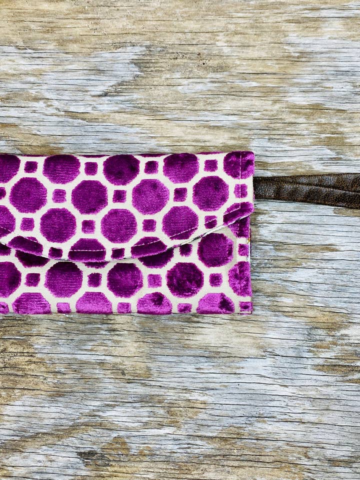 Purple Dreams Clutch Wallet for wholesale by Kindred Spirit Style