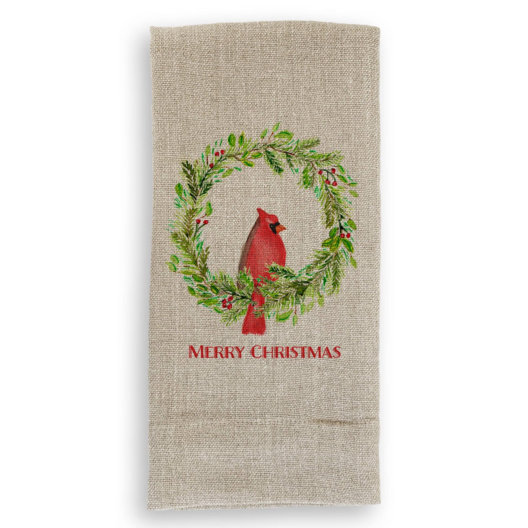 French Graffiti – wholesale Kökshandduk – Kardinal sitter i krans1