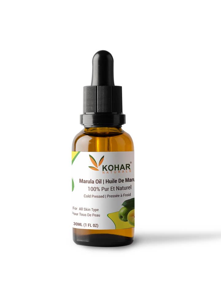 100% natürliches kaltgepresstes Marula-Trägeröl. 30 ml für den Großhandel von KOHAR NATURALS