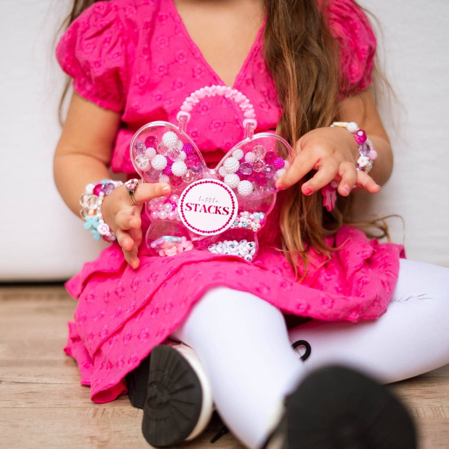Little Stacks - Wholesale Dhz-sieraden - Kinderen - The Pretty in Pink Butterfly4