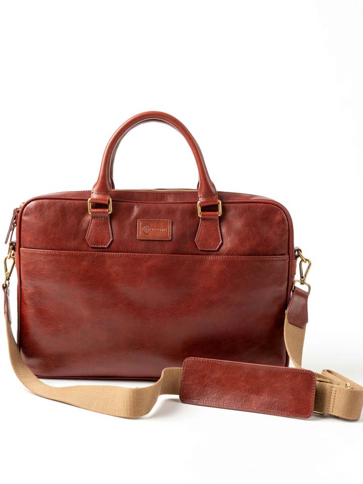 Nazca Briefcase for wholesale by Ivy Cove