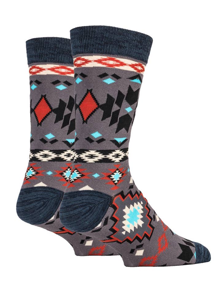 Oooh Yeah/Sock It Up/Oooh Geez Slippers - Wholesale Socks - Men's - Cascara Sagrada | Men's Premium Cotton Crew Dress Socks1