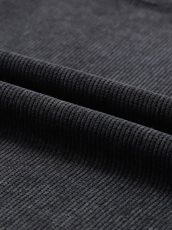 Suhkasana – wholesale Sweatshirt – Women's – Customizable Solid Ribbed Knit Round Neck Casual PulloverSweatshirt6