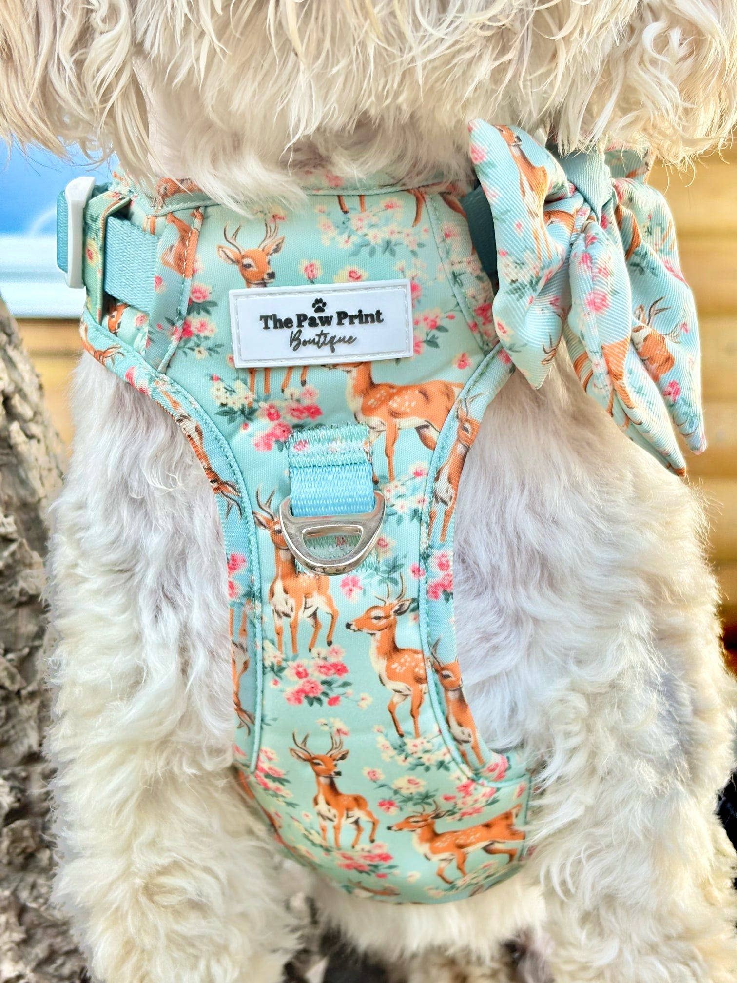 The Paw Print Boutique – wholesale Pet bow tie – Dog – Bambi in Bloom Bow Tie10