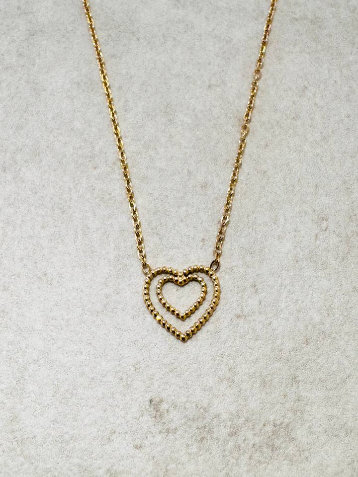 Minimal Heart Necklace for wholesale by Cassette Barcelona