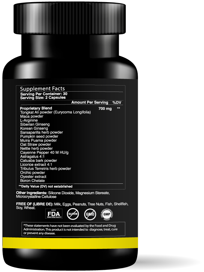 Sisu Healing the Soul - Wholesale Oral Supplement/Vitamin -  CIALI XL MALE ENHANCEMENT 60 CAPS (Plant Based) Organic1