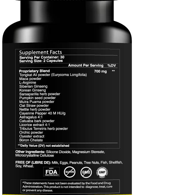 Sisu Healing the Soul - Wholesale Oral Supplement/Vitamin - CIALI XL MALE ENHANCEMENT 60 CAPS (Plant Based) Organic1