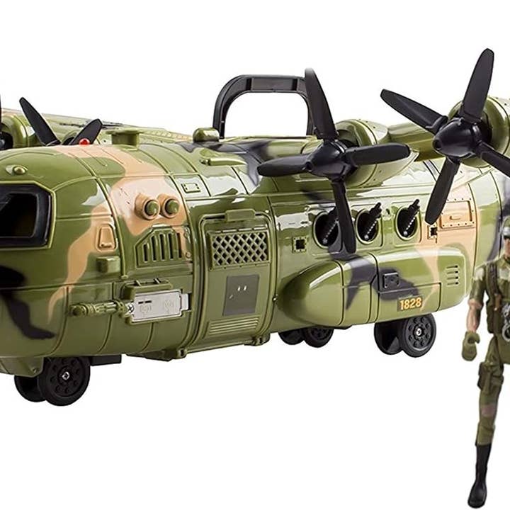 AIRFORCE MILITARY TOYS SET for Kids - Giant F16 Fighter Jet for wholesale by Above Edge