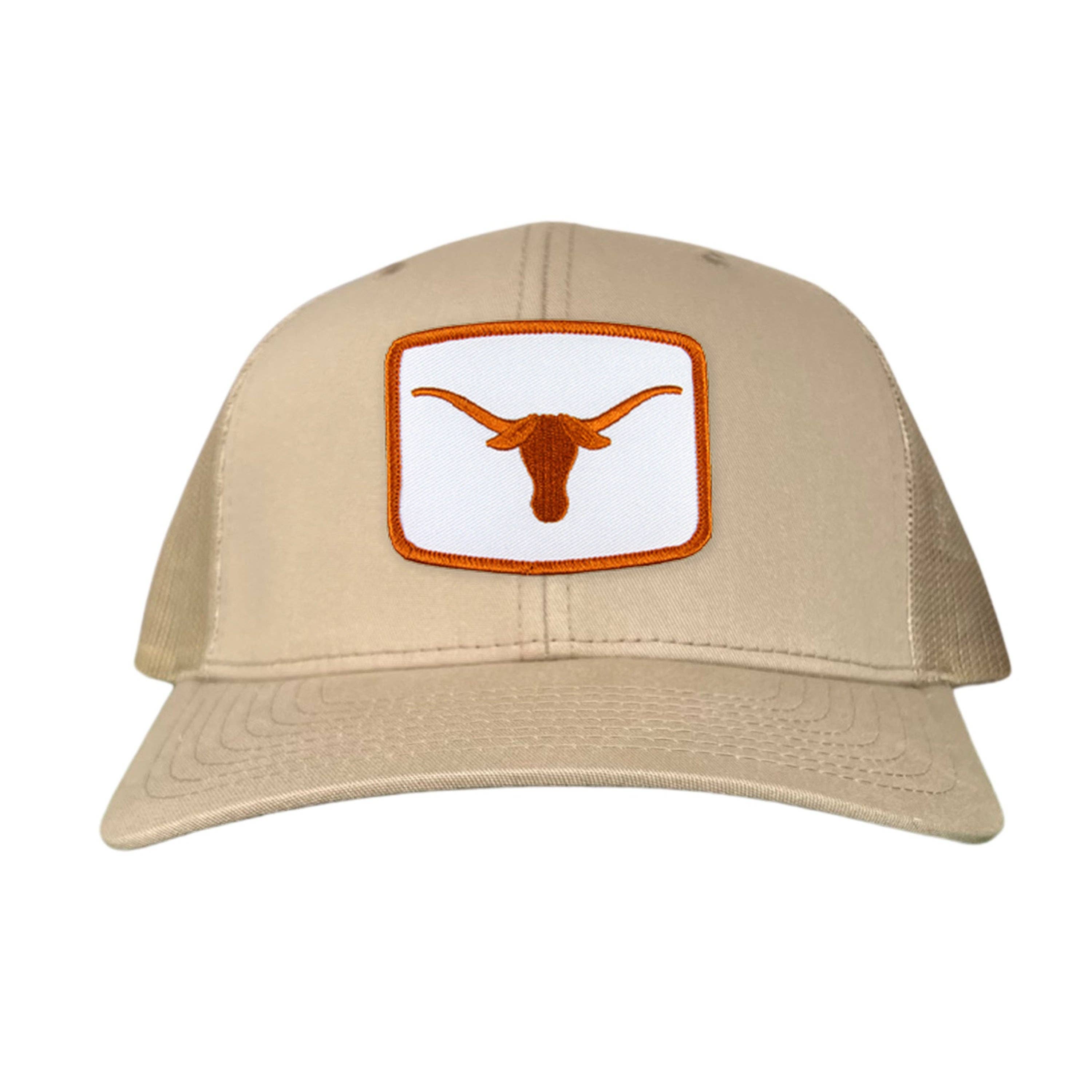 Last Stand Hats, LLC - Wholesale Trucker Hat - Unisex - Texas Longhorns Square Longhorn / Hats / 148 / UT9103 / MM10