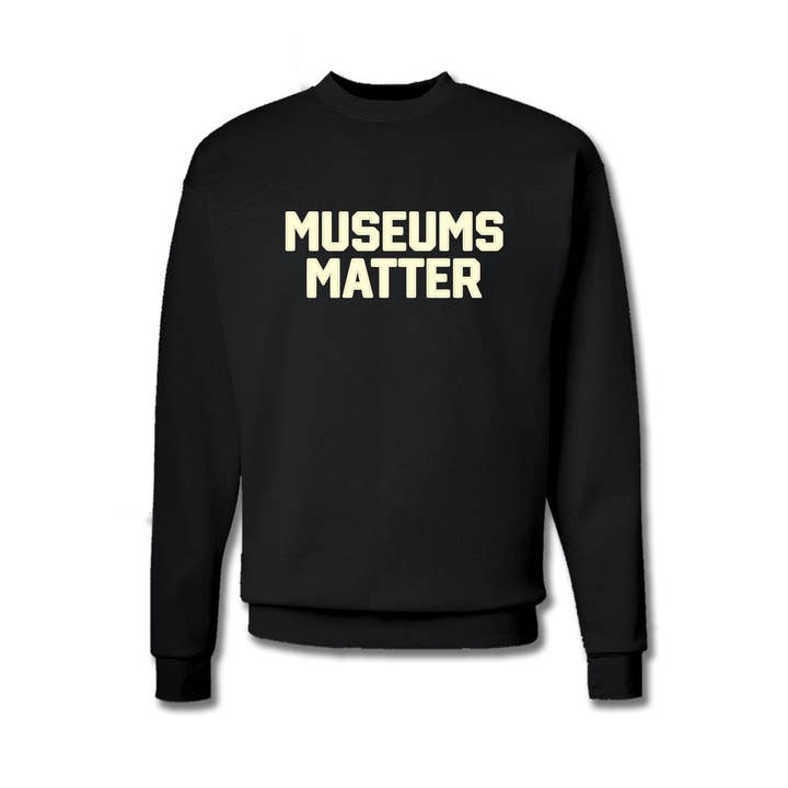 Museums Matter Collegiate Felt Sweater for wholesale by Popcorn Custom Products