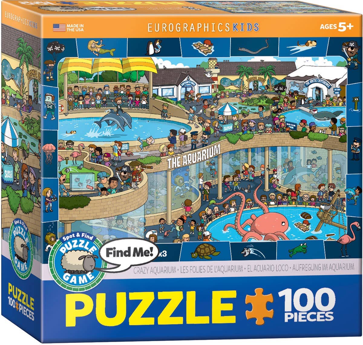 Eurographics Puzzles Europe - Wholesale Puzzle - Kids - Crazy Aquarium0