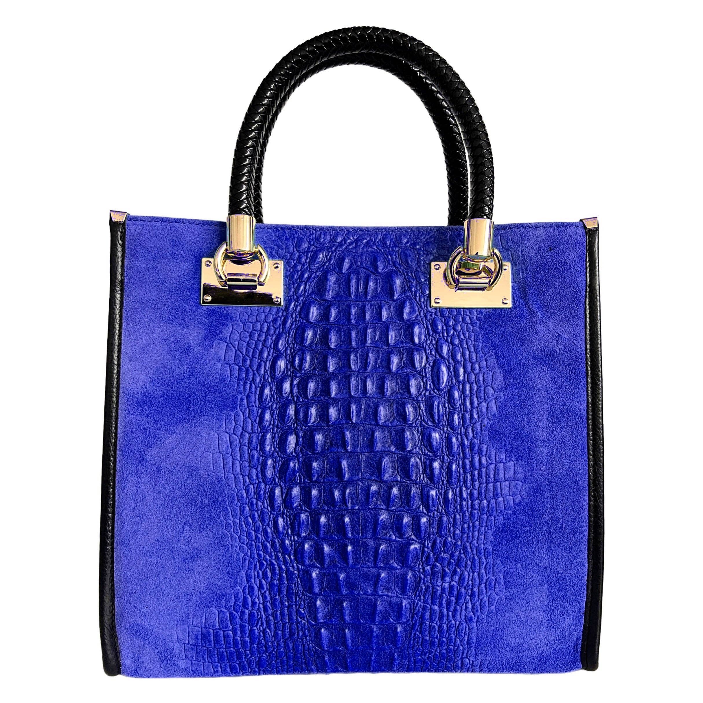 MODARNO - Wholesale Shoulder Bag - Women's - Modarno Women's shoulder bag - coconut print suede leather h7