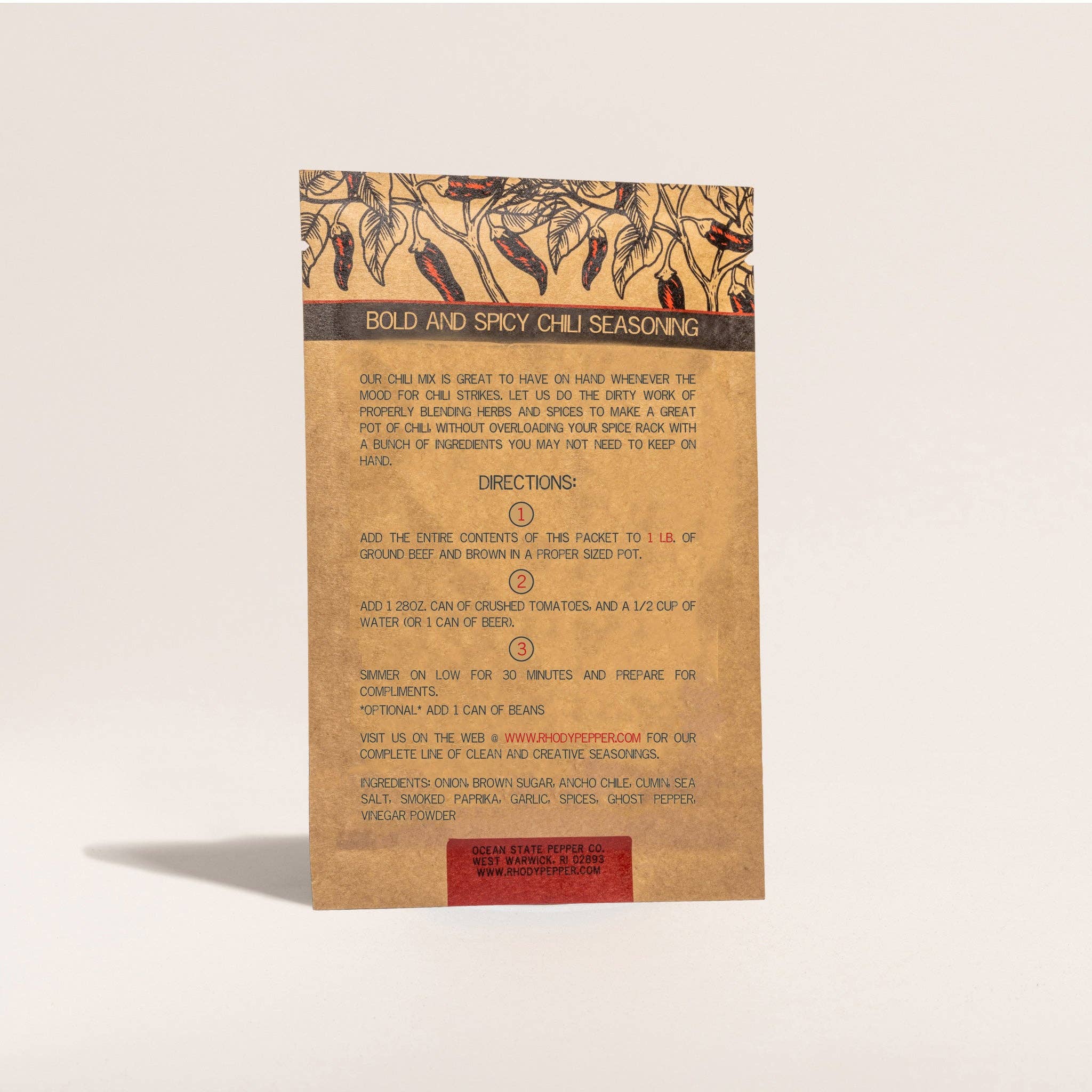 Ocean State Pepper Co. - Wholesale Dried Spice Mix - Bold and Spicy Chili Mix1