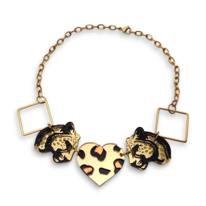 Leopard Dream | Necklace for wholesale by Funk Da Queen