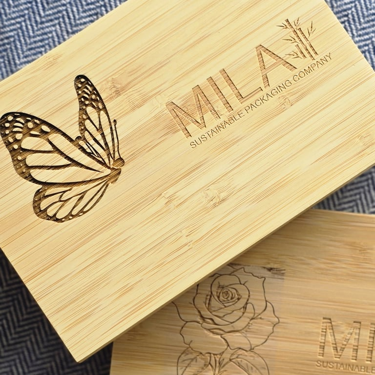 Mila Sustainable Packaging Company - Wholesale Makeup Storage Box - Large Handcrafted Bamboo Magnetic Makeup Palette8