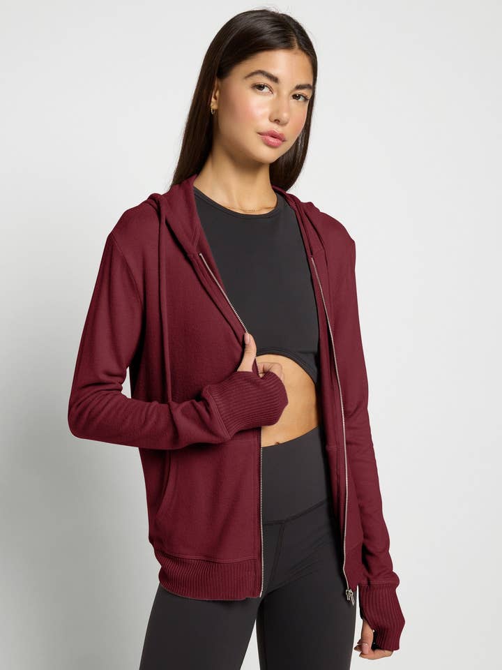 Hacci Zip Hoodie for wholesale by Interval