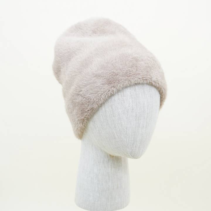 Olive & Pique - Wholesale Beanie - Women's - Faux Fur Chic Minimalist Beanie0