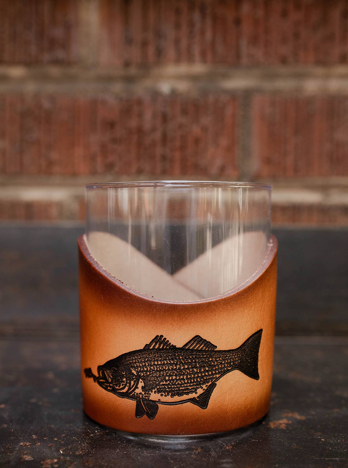 Lindy Leather – Copo de coquetel/álcool por atacado – Pele Rocks Vidro - Barware Leve Mancha Artesanal13