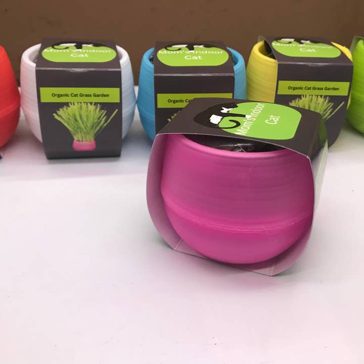 Mom’s Indoor Cat - Wholesale Pet Treats - Cat - Cat Grass Garden Balls2