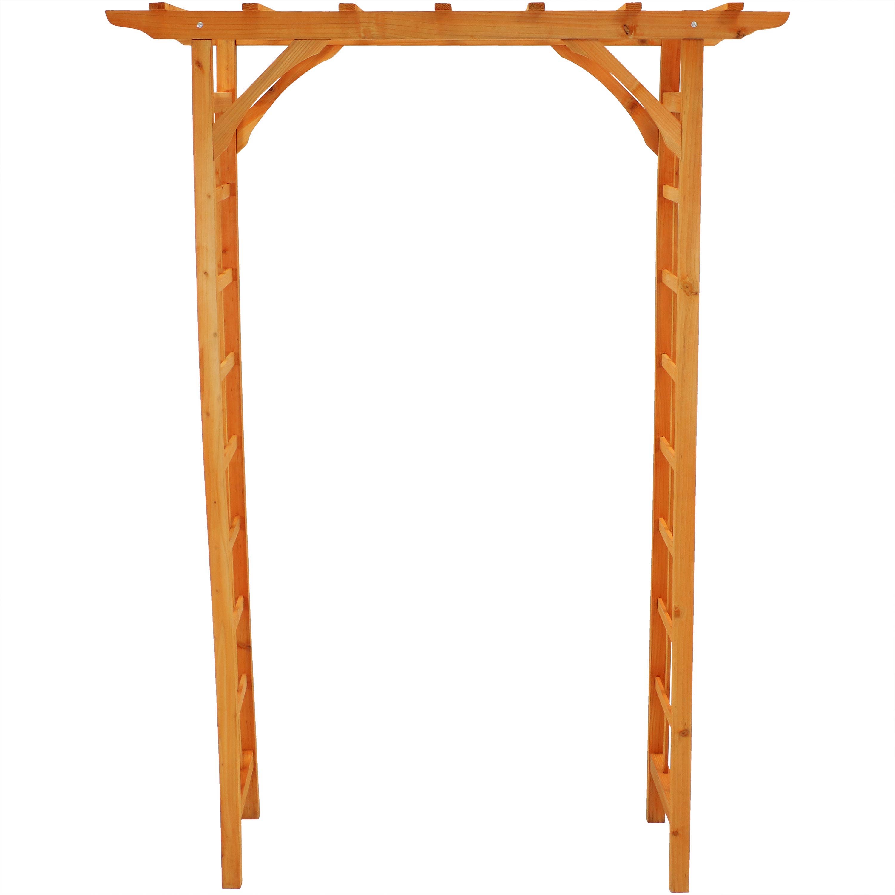 Sunnydaze Decor - Wholesale Outdoor Ornament/Decor - Wooden Fir Arbor Weatherproof Arched Garden Walkway - 78 in6