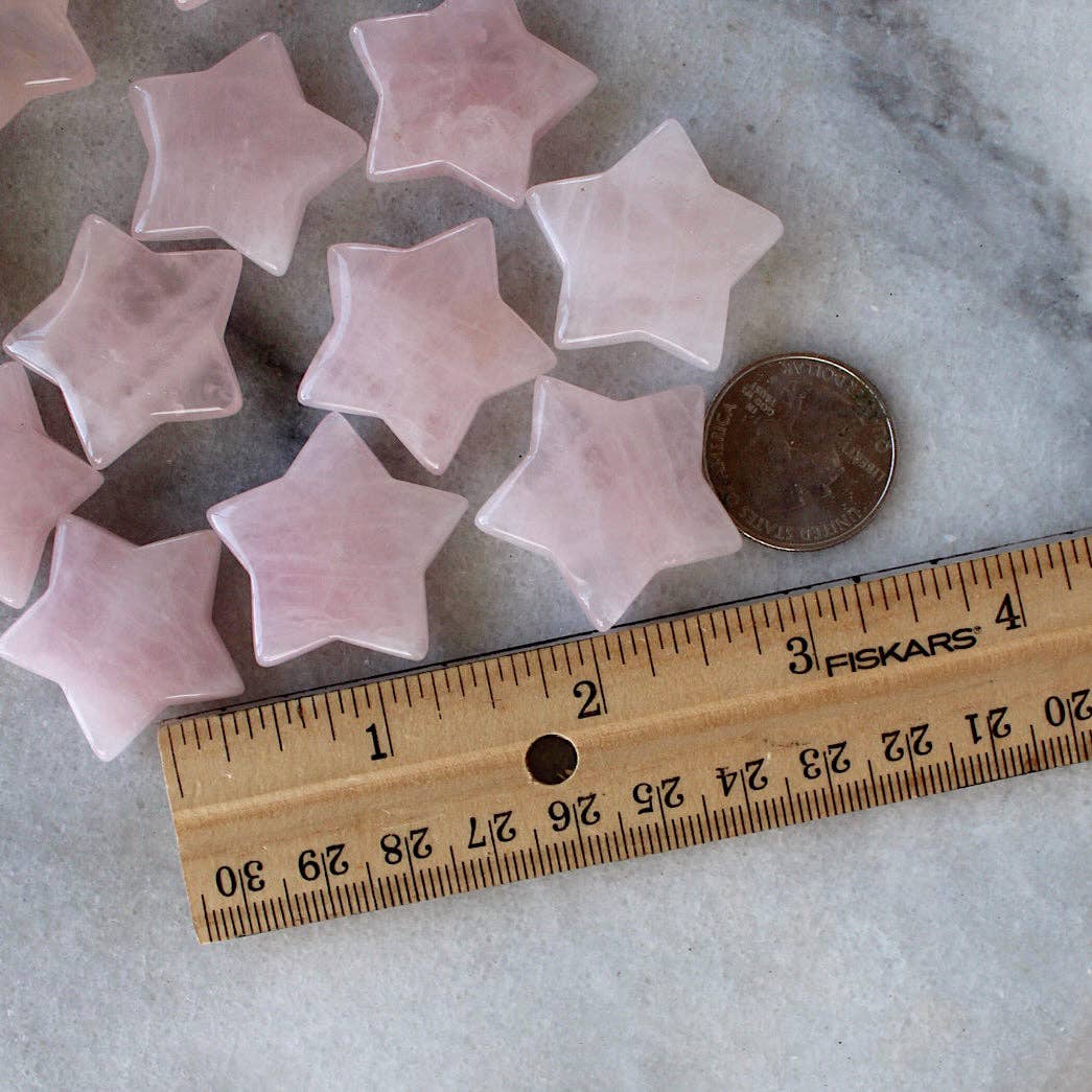 Pebble House - Wholesale Spirituele steen/kristal - Rose Quartz Star (kristallen en stenen)1