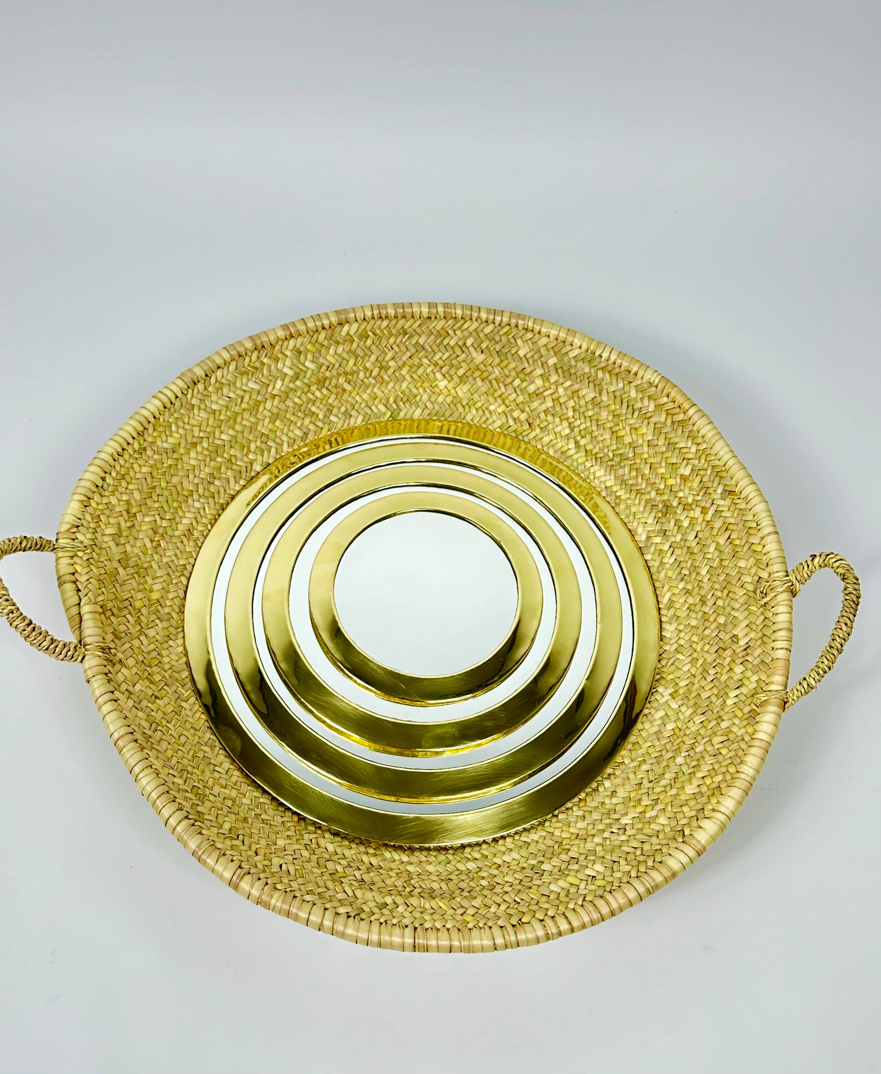 Mikwi - Wholesale Wall Mirror - Set of 4 Brass Mirrors, Moroccan Round Mirror7