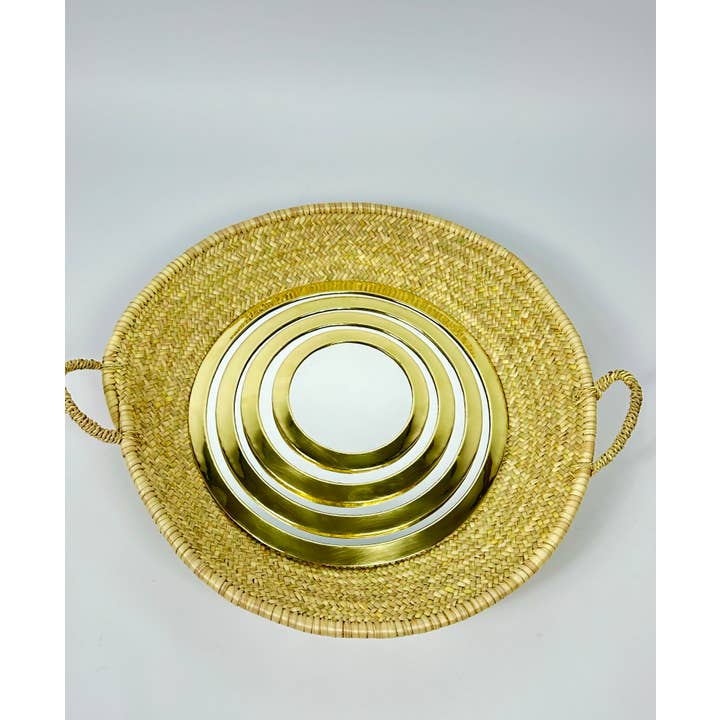 Mikwi - Wholesale Wall Mirror - Set of 4 Brass Mirrors, Moroccan Round Mirror7