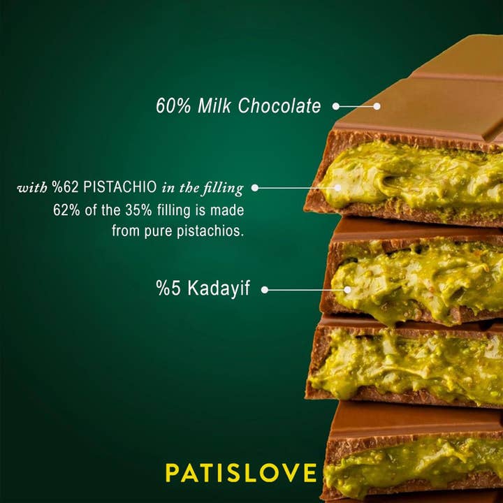 Swiss Chocolate Co. - Wholesale Chocolate - Dubai Chocolate Bar – Premium Gourmet Chocolate 30g
