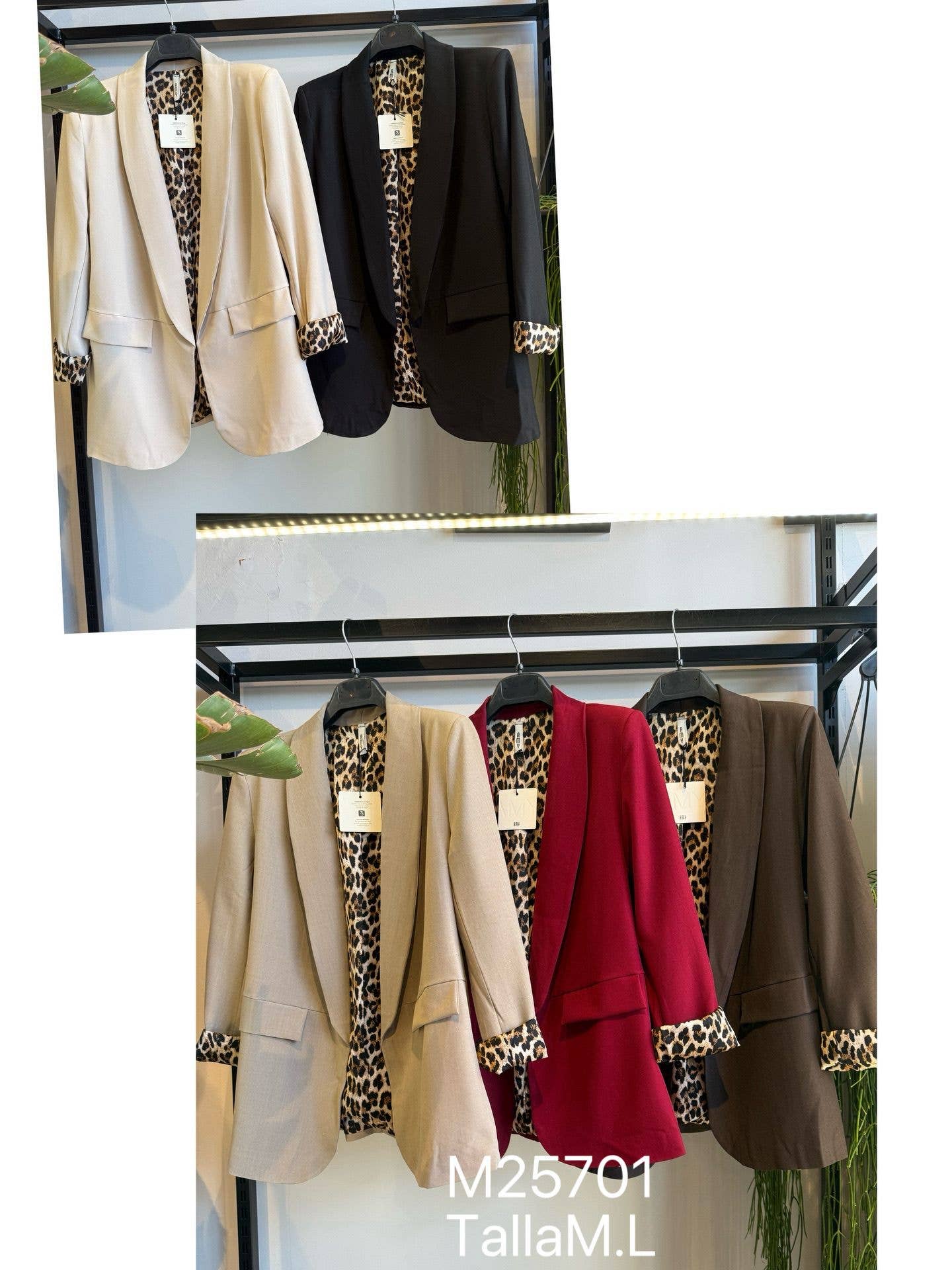 SWEET MAGIC MODA Y COMPLEMENTOS - Wholesale Jacket - Women's - AMERICAN JACKET WITH INNER LINING AND SHOULDER PADS