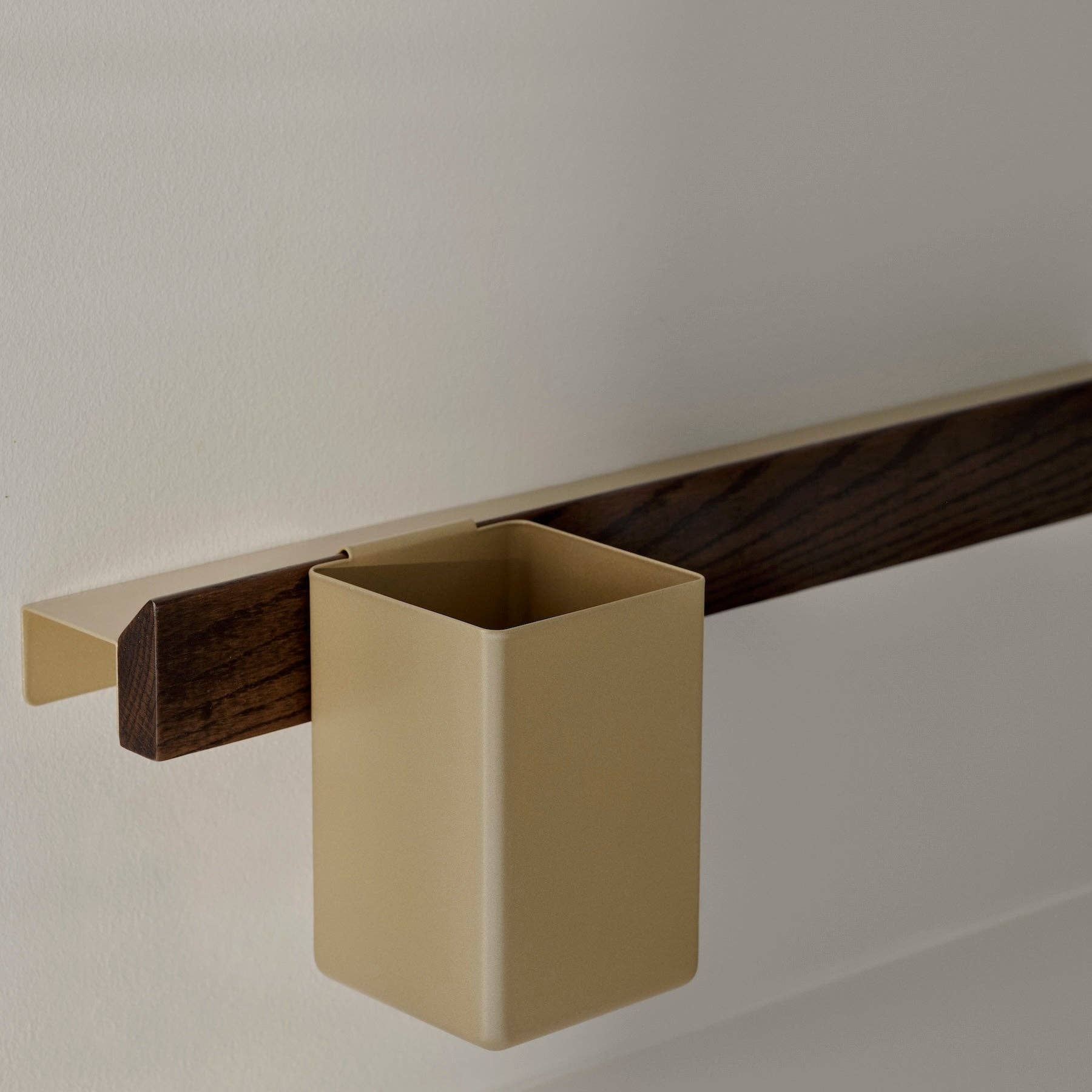Studio Nordhaven - Wholesale Wall Mounted Shelf - FLEX Wall System - Dark Oak & Brass6