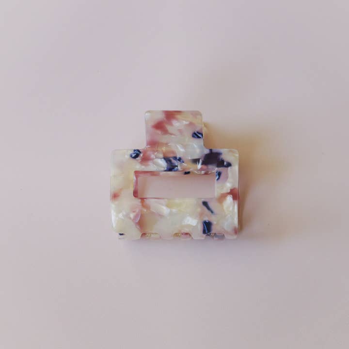 Talis Collection - Wholesale Hair Clip - Women's - Roxanne Square Marble Claw Hair Clip7