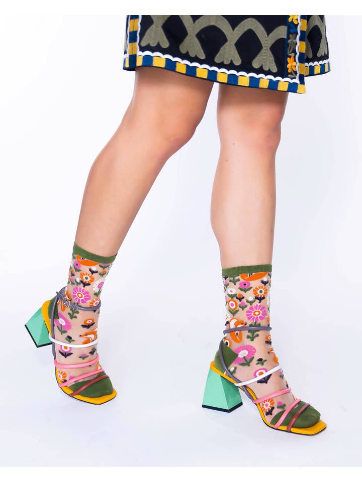 Sock Candy – Großhandel Socken – Damen – Feeling Foxy Sheer Rundsocke3