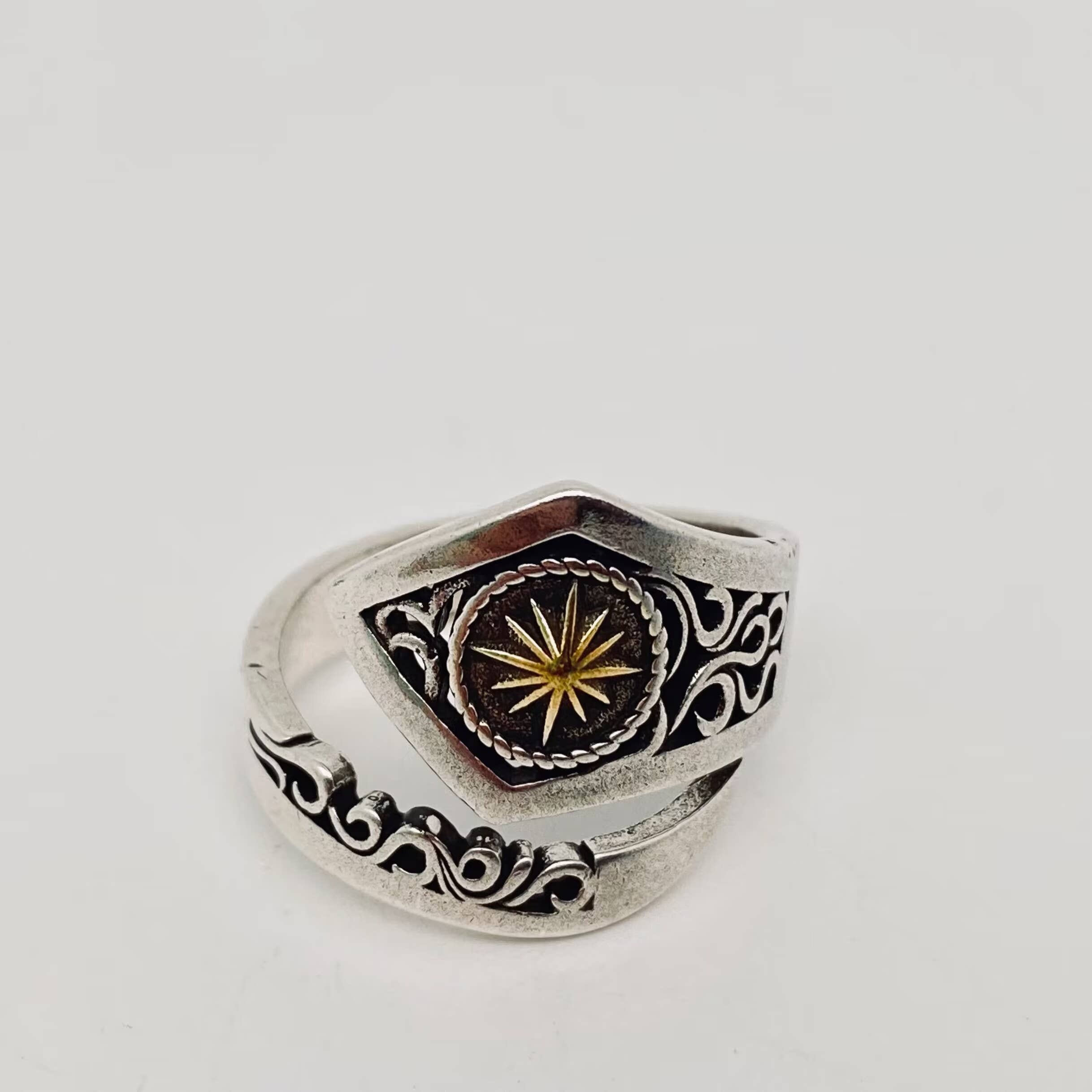 Mio Queena – wholesale Cocktail/statement ring – Multi-style Silver-plated rings Adjustable8