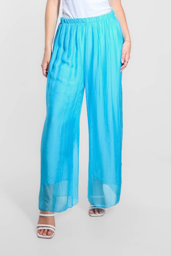 TINA Stephens Italy/Tees By Tina - Wholesale Pants - Women's - Roxy Silk Straight Leg Pant (PL212)30