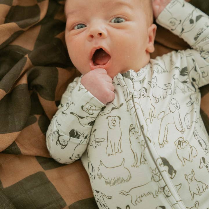 Ellie Sue - Wholesale Jumpsuit - Baby - Good Dog Zipper Romper