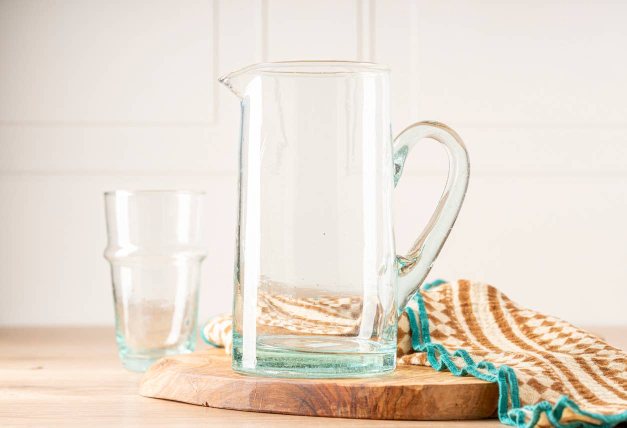 Verve Culture - Wholesale Jug - Moroccan Cone Jug - Clear1