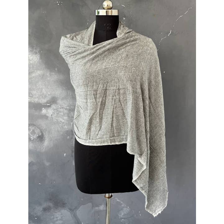 Bhawana Handicrafts - Wholesale Sjaal - Dames - Sjaal Sjaal van wol en zijde, bruiloftssjaal, handgeweven stola3