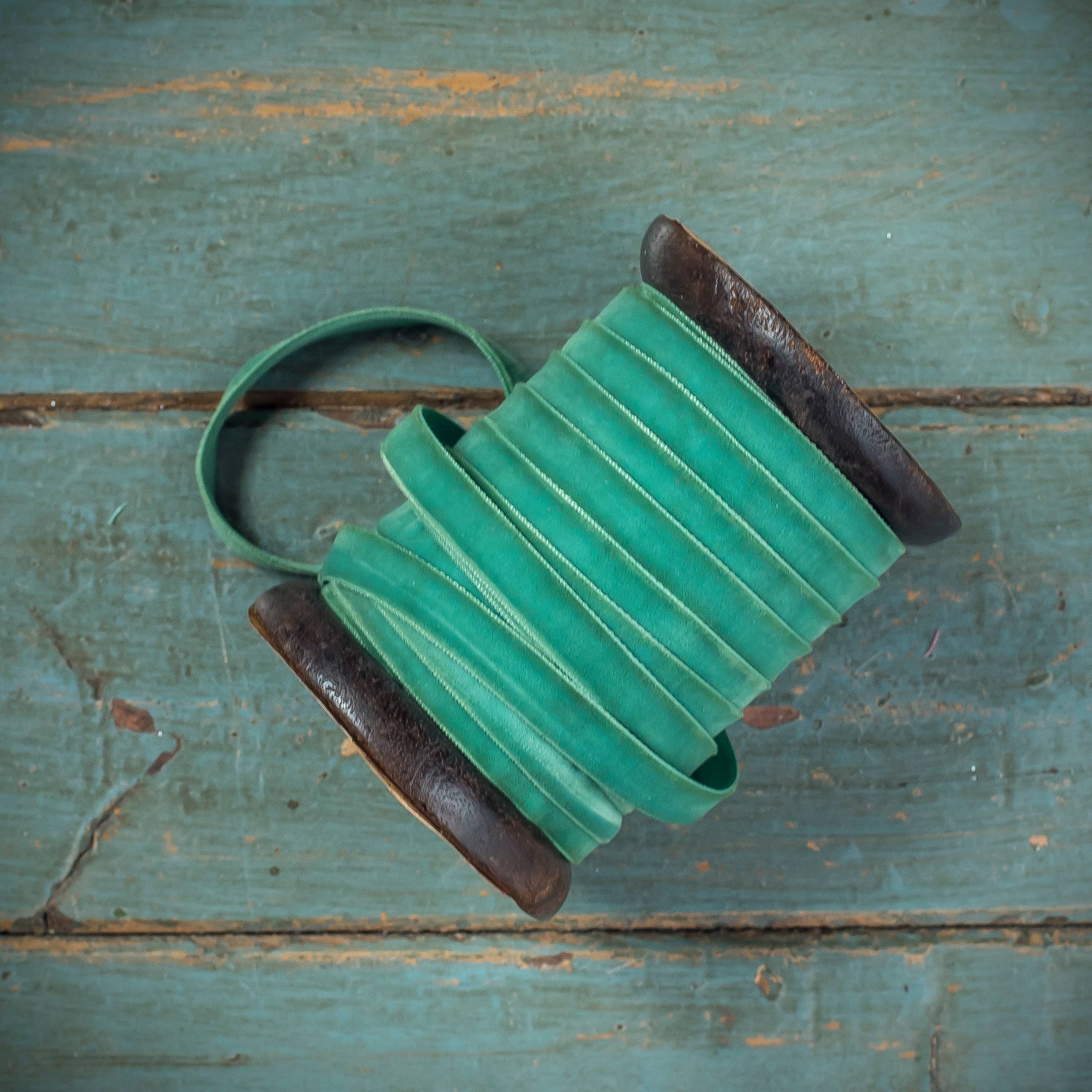 Moult - Vente Ruban – emballage cadeau - Ruban en velours aqua0