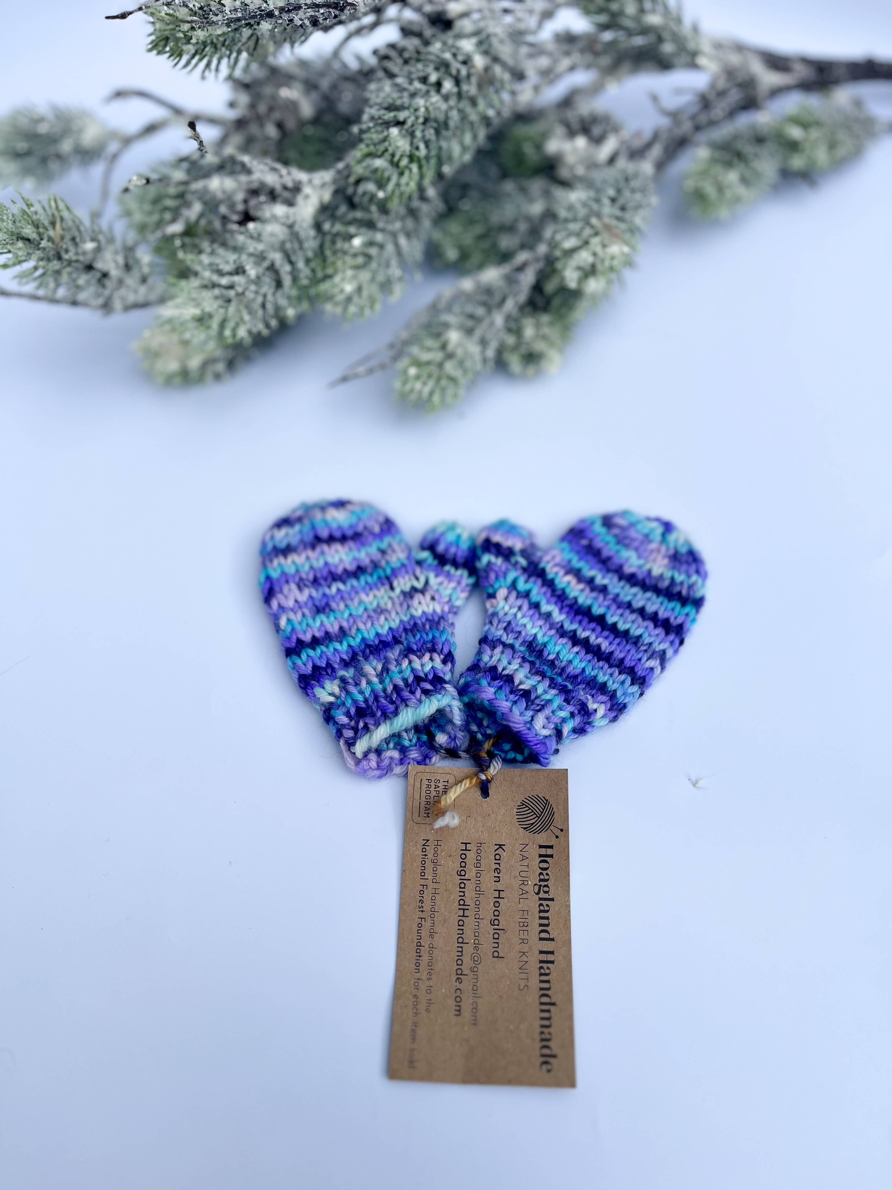 Hoagland Handmade - Wholesale Mittens - Kids - Children's hand-dyed merino mittens - multiple colors avail0