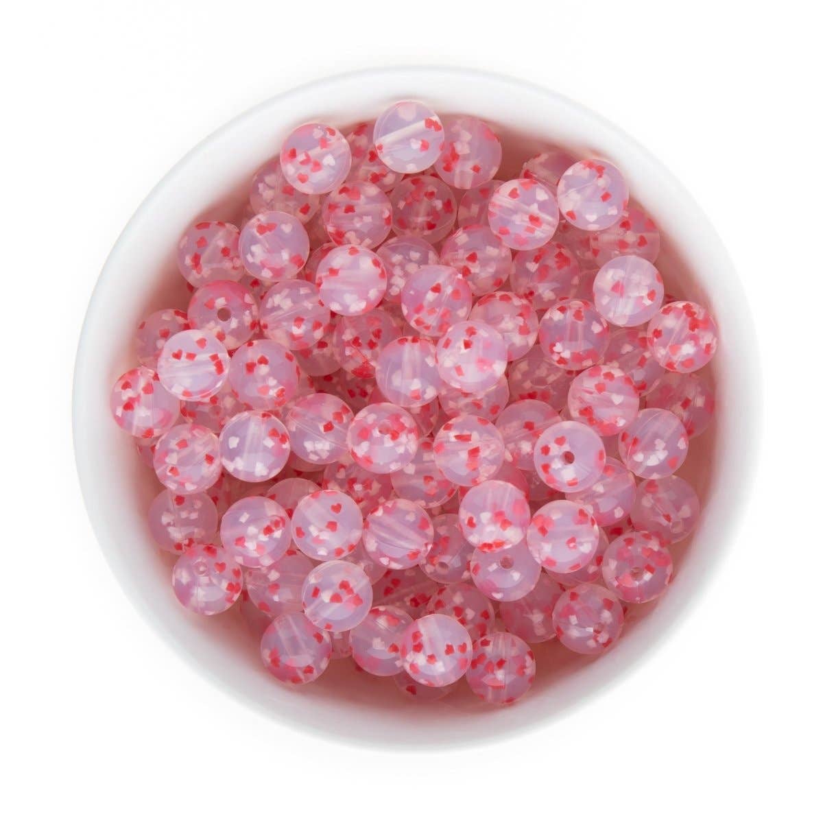 Cara & Co Silicone Craft Supply - Wholesale Craft Supplies - Sprinkle Silicone Round Beads - Loose Beads6
