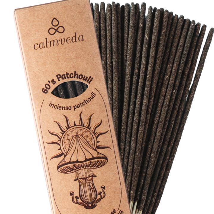 Patchoulihartsrökelse Naturliga Pinnar 24 Pinnar för wholesale av Calmveda Incense & Aromatherapy