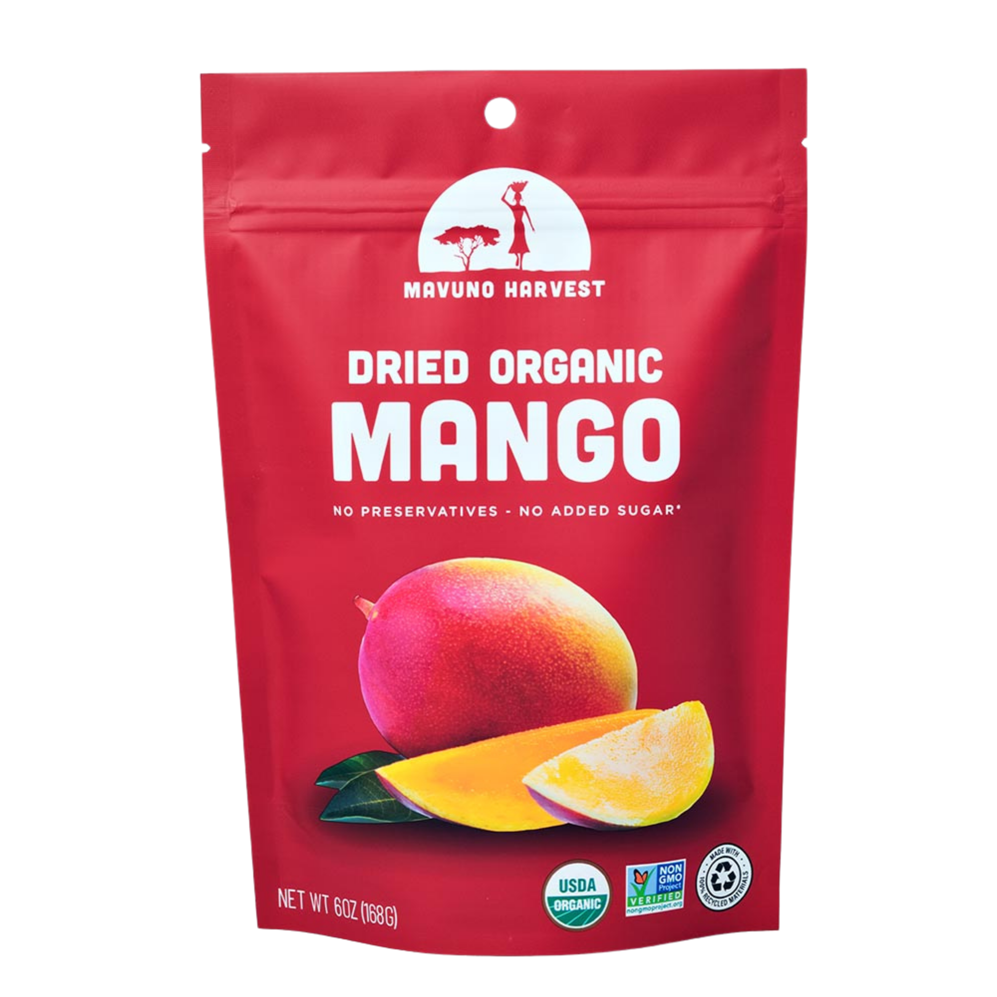 Mavuno Harvest Organics - Wholesale Dried/Dehydrated Fruit - Organic Dried Mango, 6-pack case4