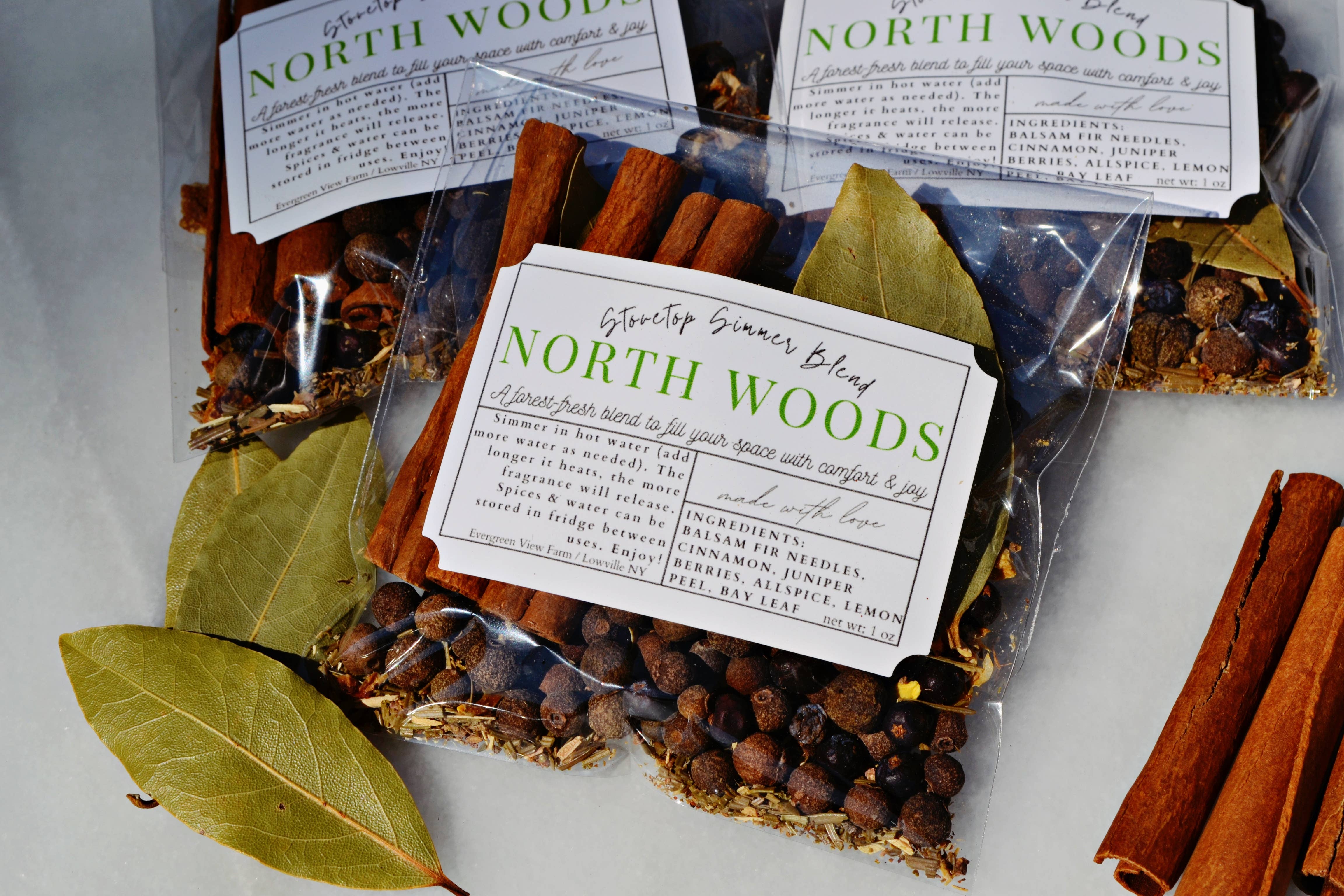 Evergreen View Farm - Wholesale Potpourri - Simmer Pot Stovetop Spice Christmas Holiday "North Woods"17